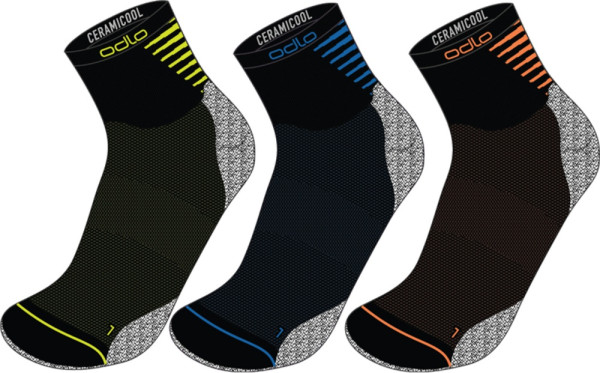 Odlo Socken Socks Quarter Ceramicool Quarter 3-Pack 798270