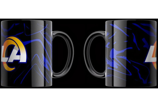 Los Angeles Rams Tasse „Camo“ 330ml American Football NFL Blau