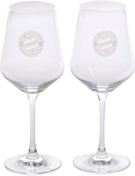 FC Bayern München Weinglas 2er Set 28689