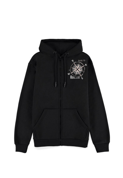 Uncharted - Men's Zipper Hoodie Black