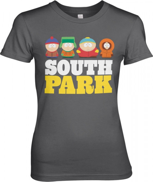South Park Girly Tee Damen T-Shirt Dark-Grey