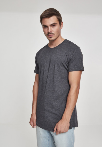 Urban Classics T-Shirt Shaped Long Tee Charcoal