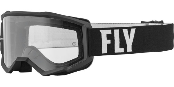 Fly Racing Schutzbrille MX-Goggle Focus Youth (Clear Lens) 70104