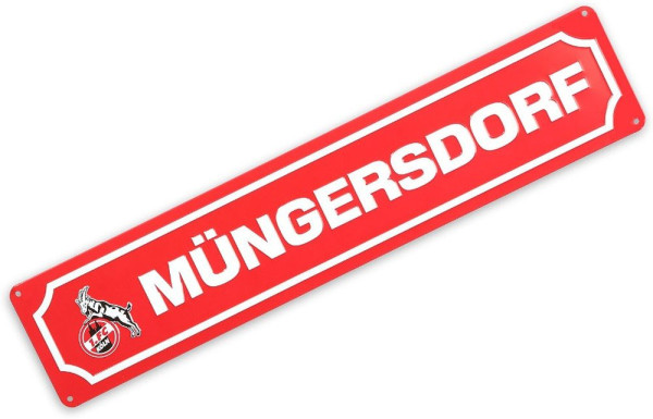 1. FC Köln Blechstraßenschild Müngersdorf 4040242