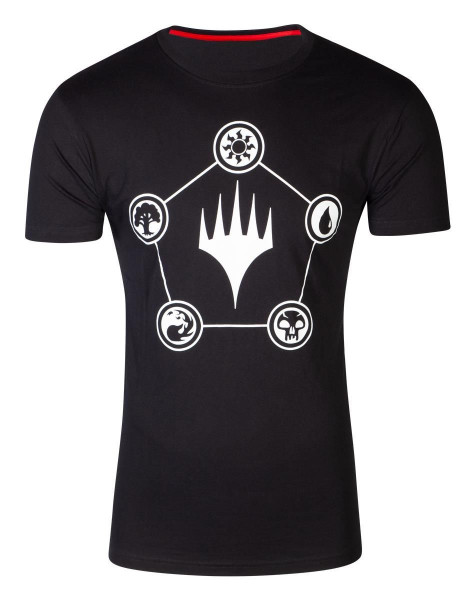 Magic: The Gathering - Wizards - Mana Men's T-shirt Black
