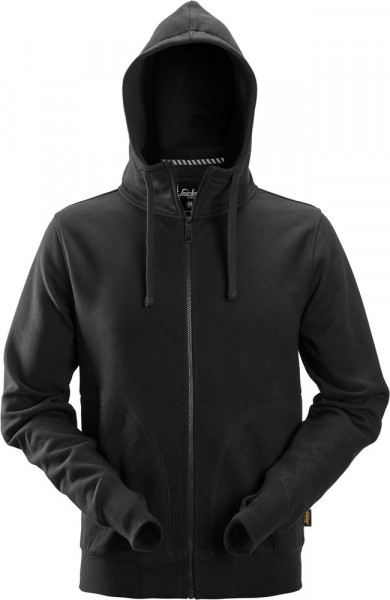 Snickers Workwear AllroundWork Hoodie mit Reißverschluss Schwarz