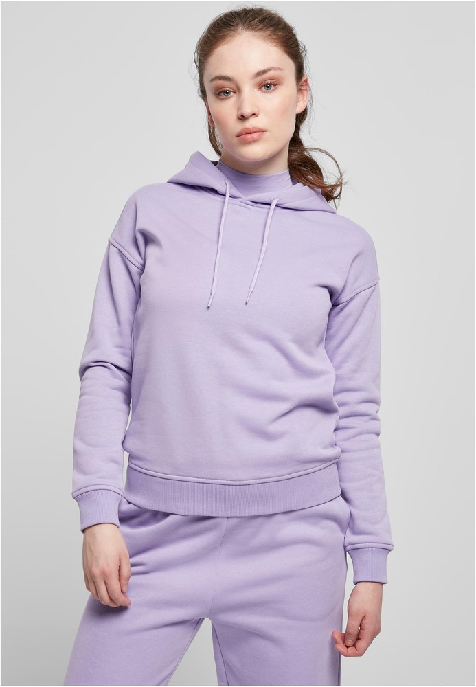 Urban Classics Damen Hoodie Ladies Organic Hoody Lavender - Damen