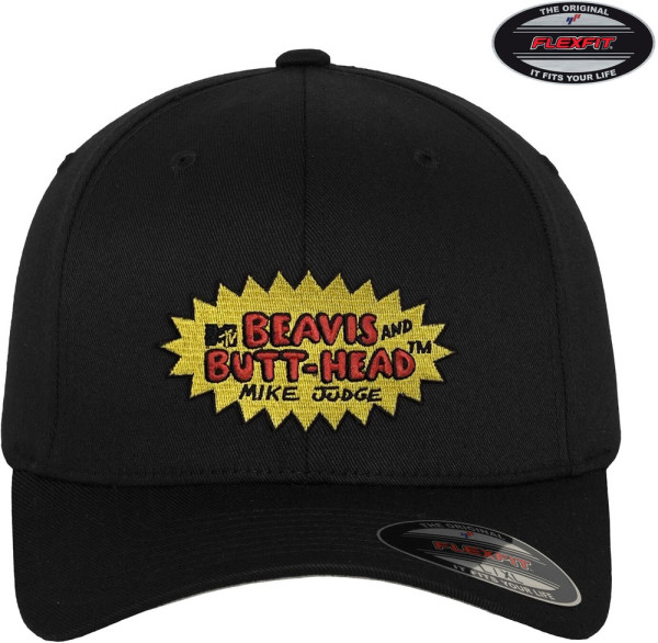 Beavis and Butt-Head Flexfit Cap Black