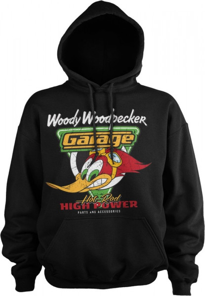 Woody Woodpecker Garage Hoodie Black