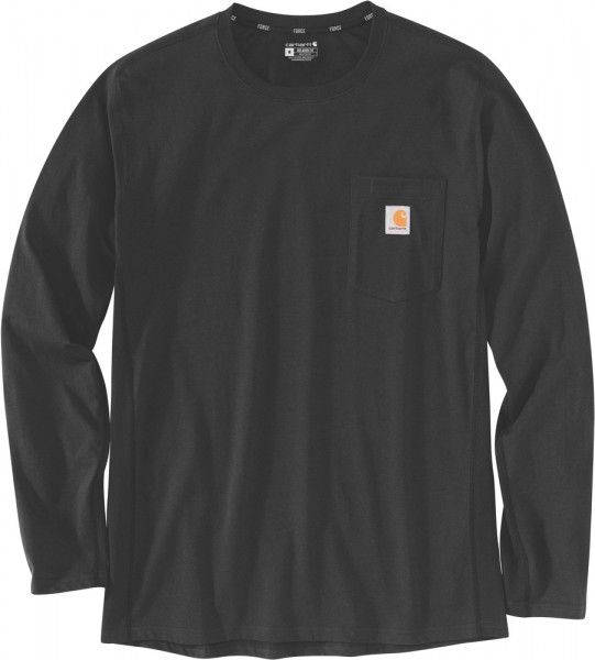 Carhartt Damen Longsleeve Force Flex Pocket T-Shirt L/S Black