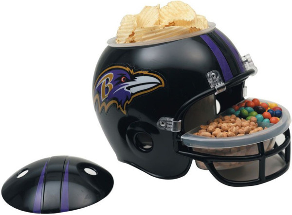 Baltimore Ravens Snack Helm American Football NFL Lila