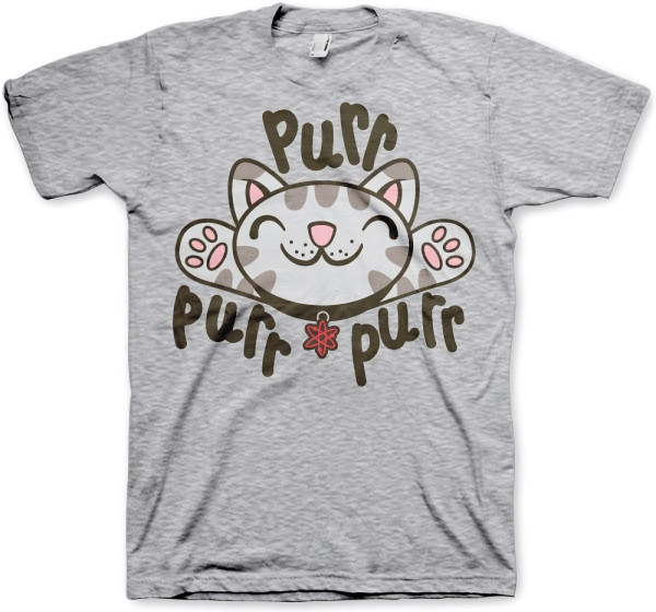 The Big Bang Theory Soft Kitty Purr-Purr-Purr T-Shirt Heather-Grey