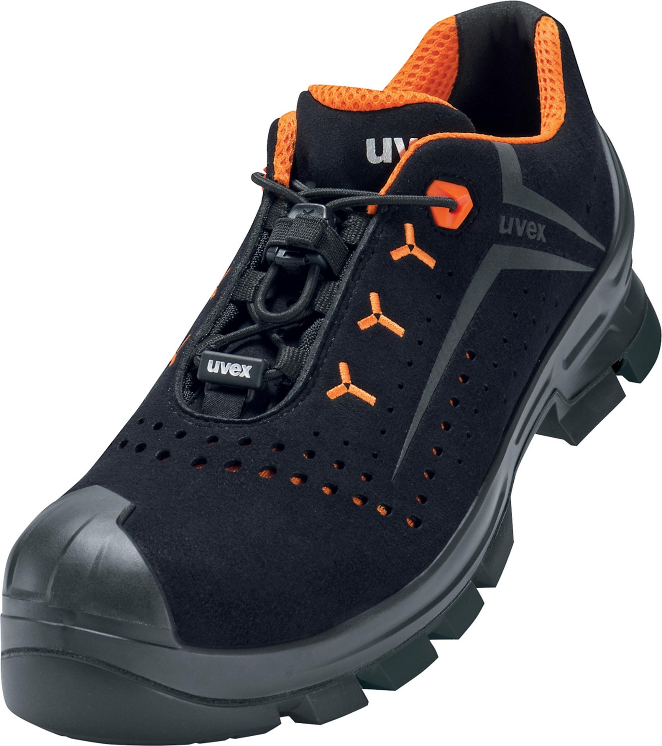 uvex 2 MACSOLE® Halbschuhe S3 schwarz/orange Weite 10 Größe 41 einfach