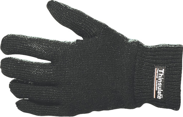 Terratrend Strickhandschuh Schwarz