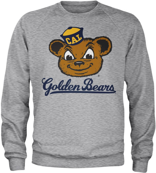 Berkeley University of California Golden Bears Mascot Sweatshirt Heather-Grey