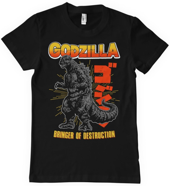 Godzilla - Bringer Of Destruction T-Shirt Black