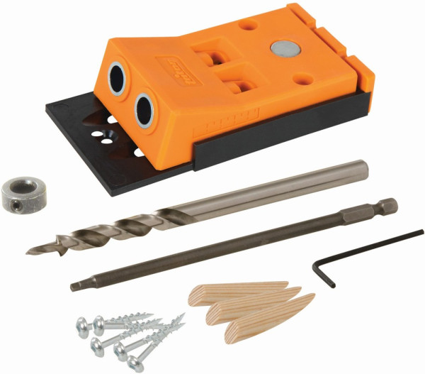 Triton Fräszubehör Mini-Bohrlehre für doppelte Taschenbohrungen T2PHJ