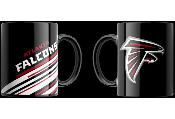 Atlanta Falcons Tasse „Stripes“ 330ml American Football NFL Orange