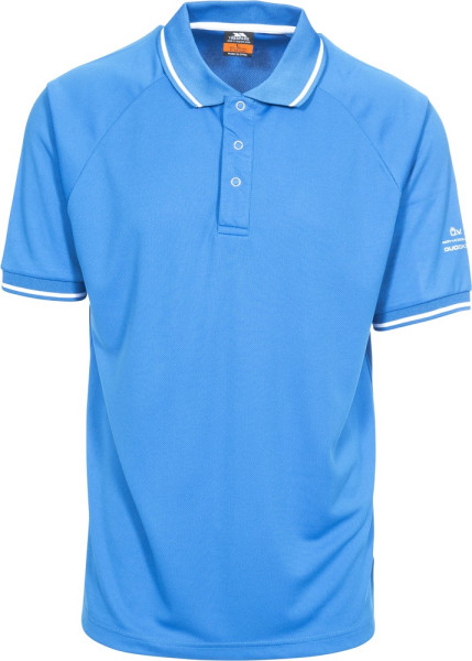 Trespass T-Shirt Bonington - Male Polo Top Tp100 Bright Blue