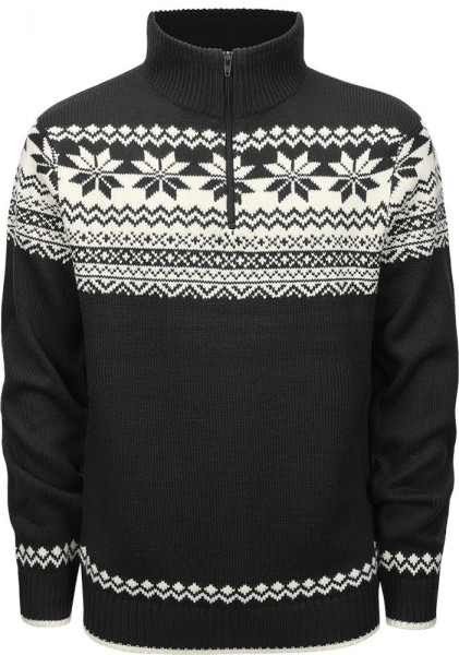 Brandit Herren Strickjacke Troyer Norweger Black