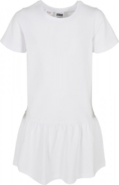 Urban Classics Mädchen Girls Valance Tee Dress White