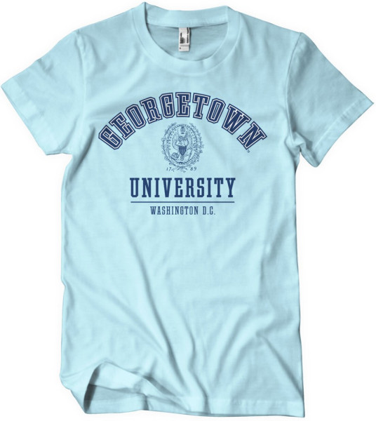 University Of Georgetown T-Shirt Skyblue
