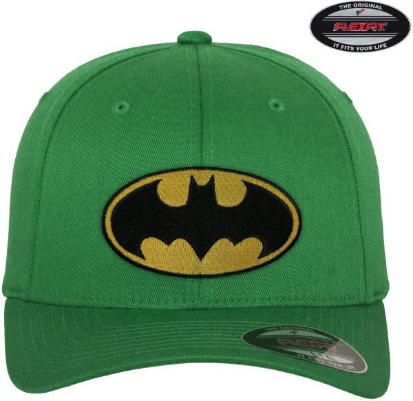 Batman Logo Premium Flexfit Cap Green