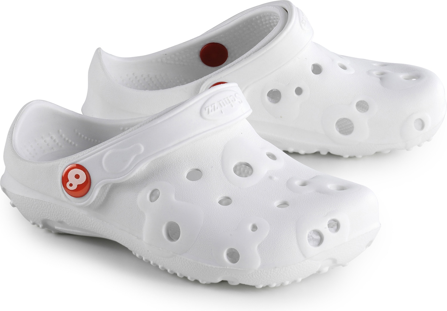 Schu'zz Schuzz Kinder Clog Badeschuhe Globule Enfant uni Blanc / Weiß - Herren / Unisex