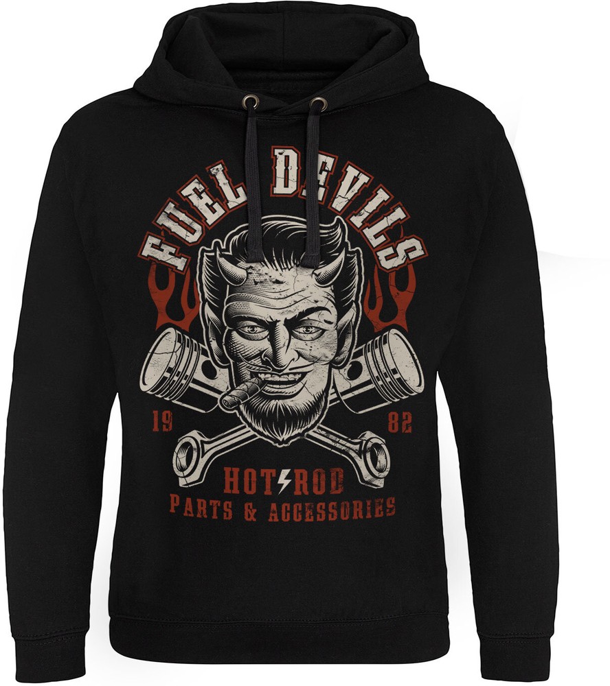 Fuel Devils Satans Pistons Epic Hoodie Black Hoodies / Sweatshirts