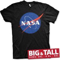 NASA Insignia Big & Tall T-Shirt Black NASA Insignia Big & Tall T-Shirt Black