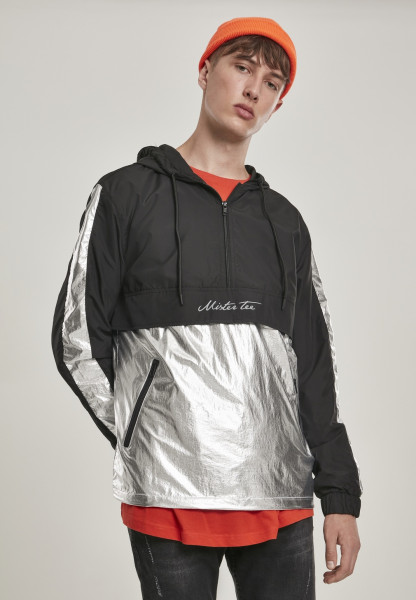 Mister Tee Jacke Reflective Mister Tee Windbreaker Black