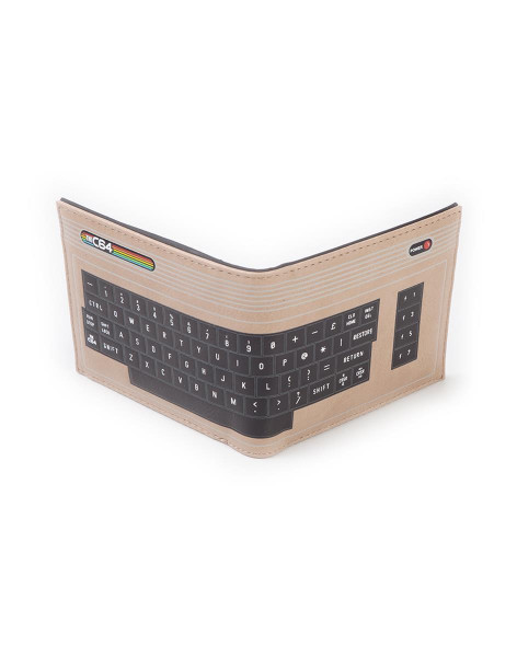THE C64 - C64 Keyboard Bifold Wallet Black