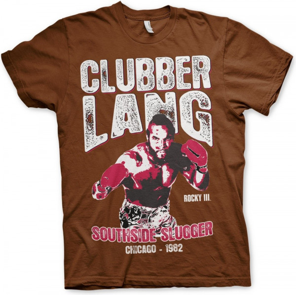 Rocky III Clubber Lang T-Shirt Brown