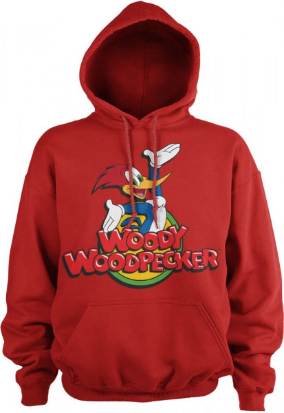 Woody Woodpecker Classic Logo Hoodie Red