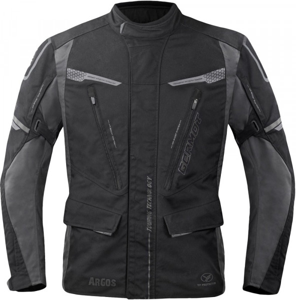 Germot Motorrad Textiljacke Argos Herren Schwarz/Anthrazit