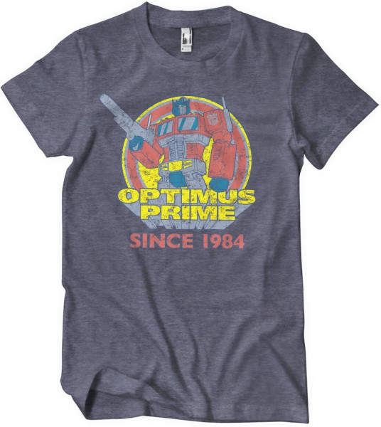 Transformers Optimus Prime - Since 1984 T-Shirt Navy/Heather