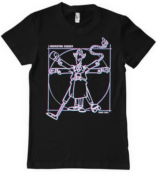 Inspector Gadget T-Shirt Vitruvian Man T-Shirt CPLG-1-IG003-H72-2