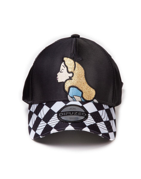 Disney - Alice In Wonderland Curved Bill Cap Black