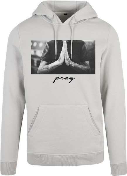 Mister Tee Sweatshirt Pray Hoody Lightasphalt