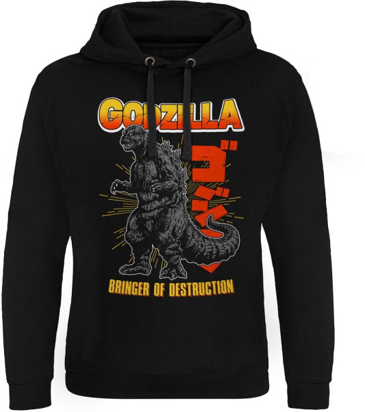 Godzilla - Bringer Of Destruction Epic Hoodie Black
