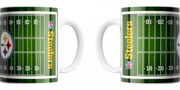 Pittsburgh Steelers Jumbo-Tasse Field American Football NFL Grün-450ml