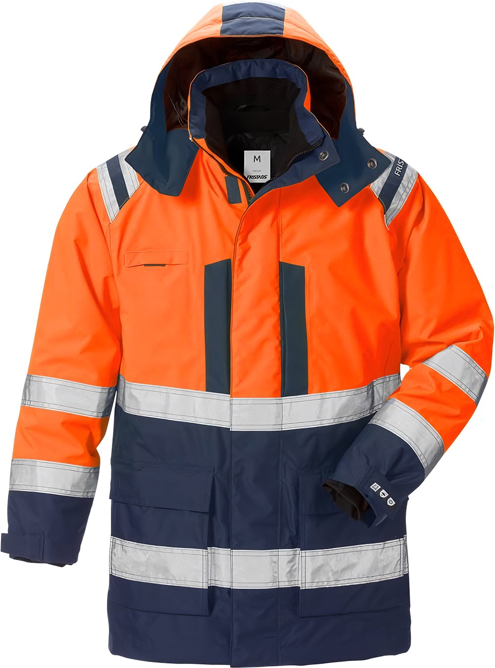Fristads Warnschutz-Jacke High Vis Airtech 3in1 Parka Kl. 3 4036 GTT Warnschutz-Orange/Marine - Herren / Unisex