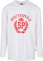 Southpole College Longsleeve White