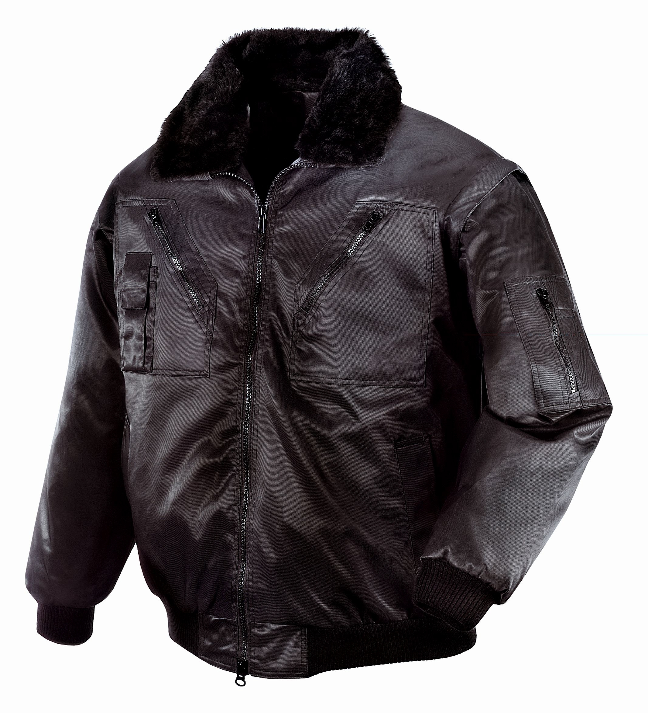 teXXor Piloten-Jacke Oslo Schwarz Jackets Coats Men's