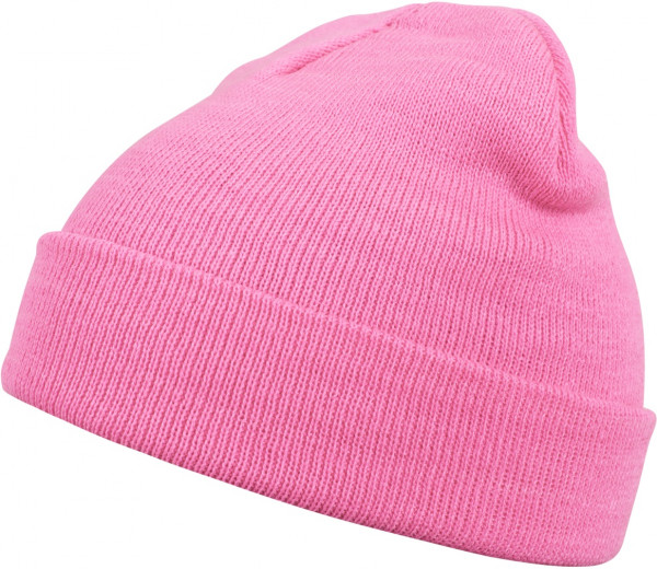 MSTRDS Beanie Beanie Basic Flap Neonpink