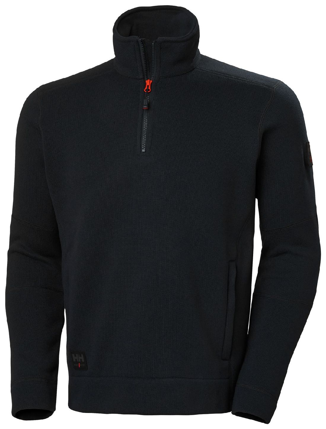 Helly Hansen Jacke Kensington 1/2 Zip Knitted Schwarz - Herren / Unisex