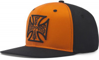 WCC West Coast Choppers Flatbill Hat OG - Orange/Black