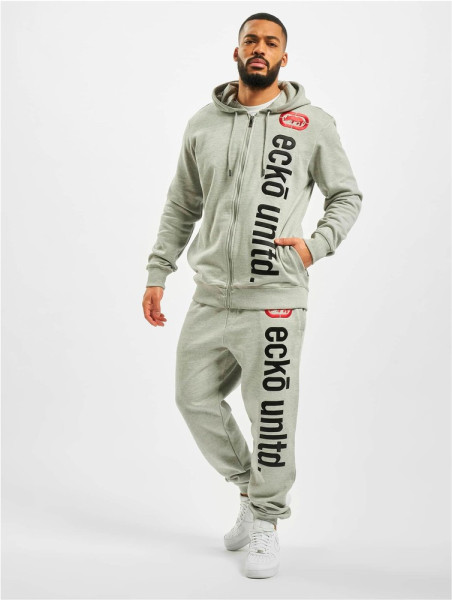 Ecko Unltd. Trainingsanzug 2 Face Sweatsuit Grey Melange