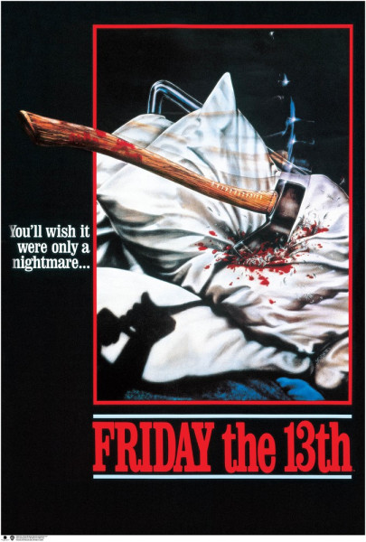 Friday the 13th Vintage Poster Multicolor