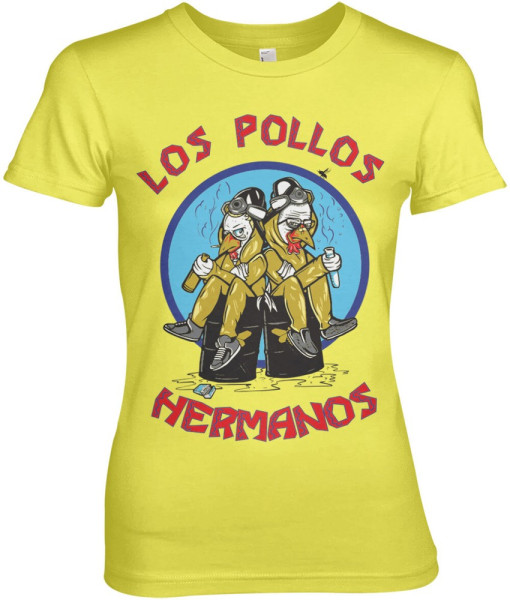 Breaking Bad Walter & Jesse Hermanos Girly Tee Damen T-Shirt Yellow